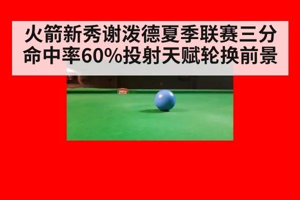 火箭新秀谢泼德夏季联赛三分命中率60%投射天赋轮换前景